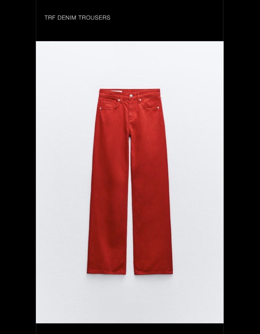 Zara Red Jeans size 25-26 (Category: Jeans) located in Cebu City. Submitted by sultrychicmary (Listing ID 1463284431, Image 1). Description: never used .