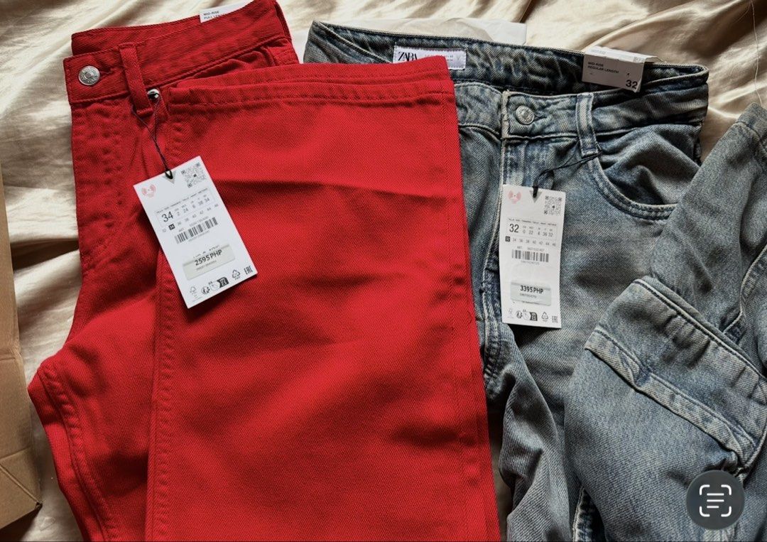Zara Red Jeans size 25-26 (Category: Jeans) located in Cebu City. Submitted by sultrychicmary (Listing ID 1463284431, Image 3). Description: never used .