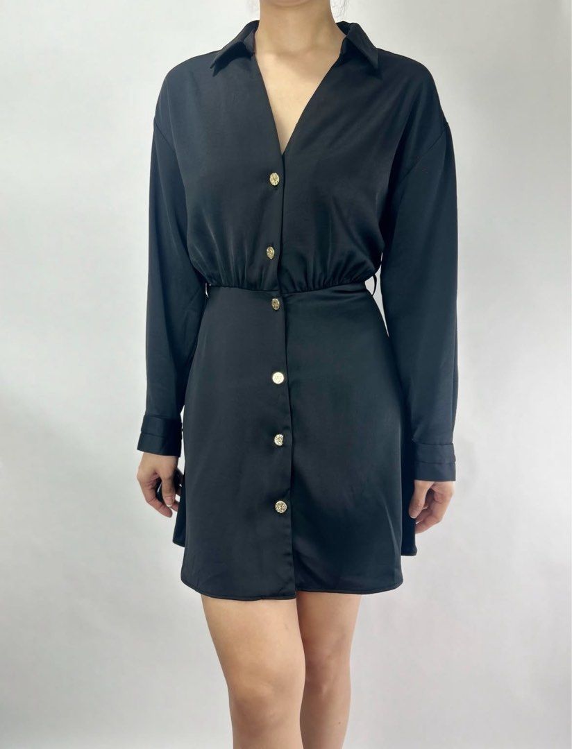 Zara satin dress (Category: Dresses) located in Tacloban City. Submitted by homeresmik34297 (Listing ID 1463325596, Image 2). Description: Medium L: 31.5@.
