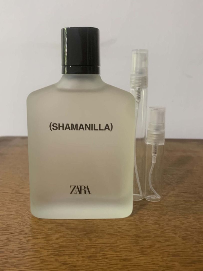 Zara Shamanilla - EDP/Perfume Decant (Category: Fragrance & Deodorants) located in Quezon City. Submitted by idlip (Listing ID 1463278112, Image 1). Description: These are decants! Not the entire bottle of perfume. :) Kindly provide time for this as the decant bottles might not be readily available. Authentic "Shamanilla" EDP by Zara 2 ml - P30 5 ml - P75 (*Purchased in 2026 in-store. Last photo in set is from Fragrantica.) From Fragrantica: "Top