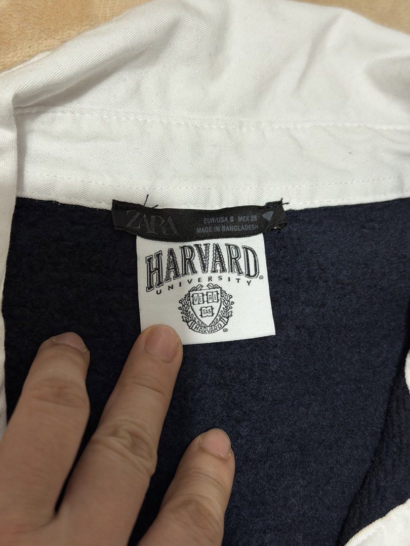 Zara Sweater Harvard Longsleeves size Small (Category: Longsleeves) located in Cebu City. Submitted by sultrychicmary (Listing ID 1463317185, Image 3). Description: never used.