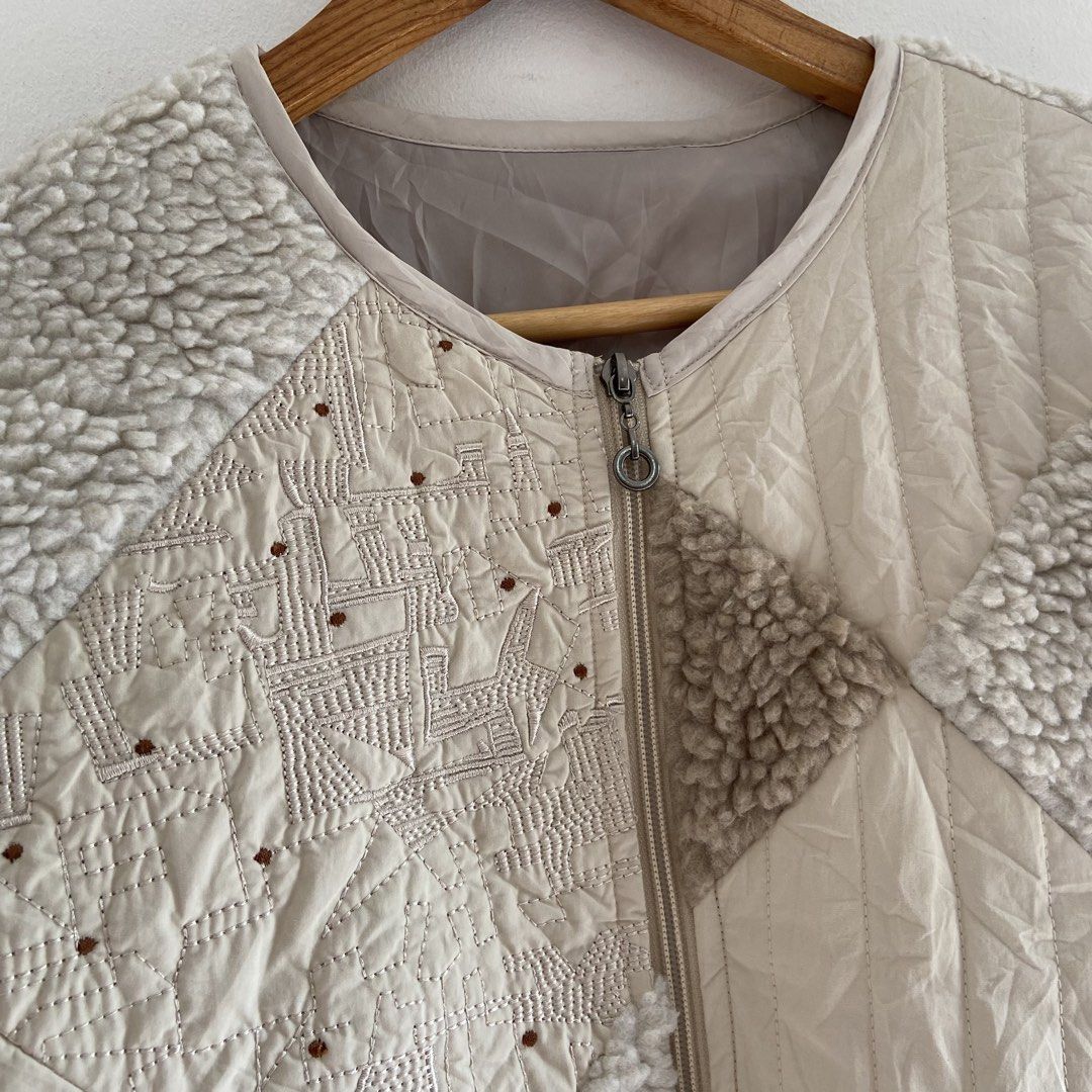 1990’s Glitgern Patchwork Quilted Embroidered Jacket (Category: Coats, Jackets and Outerwear) located in Angeles City. Submitted by eriellynnthrifts (Listing ID 1463455438, Image 3). Description: 22x28 M on Tag Good Condition. See photo for details 440 Angeles City Pampanga.