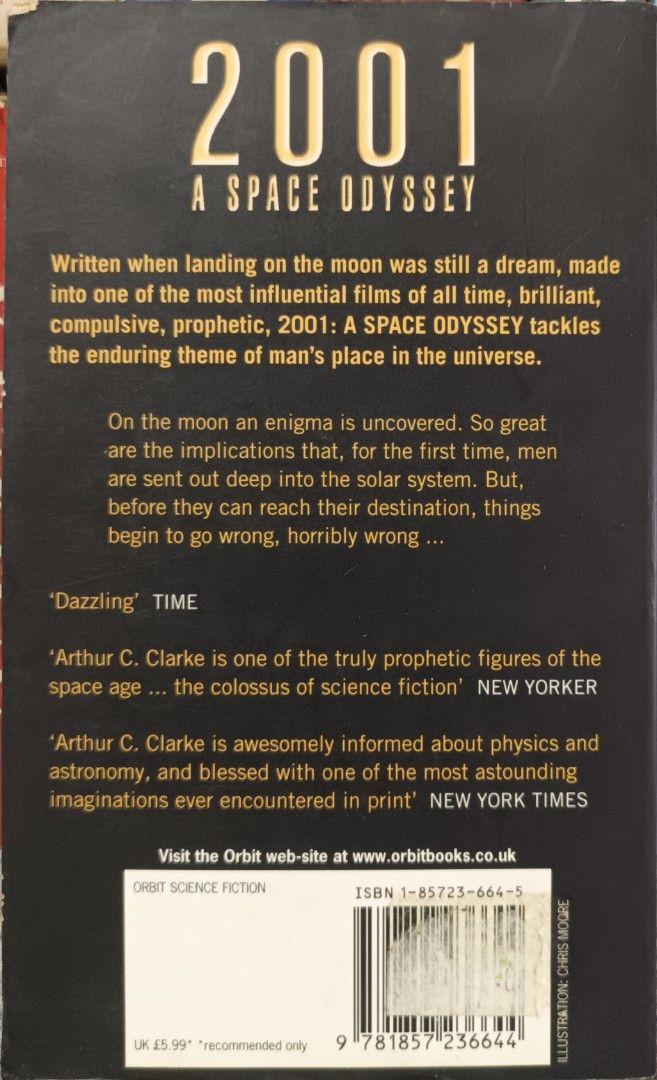 2001: A Space Odyssey by Arthur C. Clarke (Category: Storybooks) located in Valenzuela. Submitted by migssung (Listing ID 1463429057, Image 2). Description: ‎MOP: MAYA & GCASH ‎ ‎Hello fellow book lovers! ‎ ‎I'm in the process of decluttering and have decided to part with some of my beloved books. This is a great opportunity for you to add some fantastic titles to your collection at a great price! ‎ ‎Message me if you want more photos for conditi