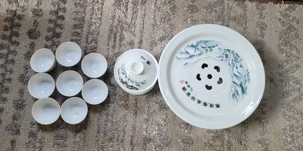 3 SETS OF KITCHENWARE (Category: Coffee & Tea Tableware) located in Sablan. Submitted by gongonshelley12 (Listing ID 1463439452, Image 3). Description: CLEARANCE SALE..!! BINAGSAK PRESYO KO NA PO NEED MAGBAWAS NG STOCK 👉👉3 SETS FOR 800 ONLY👈👈 PWEDE DIN TEA CUP SET OR MINI CUPS SET OR TEA TRAY SET LANG COLLECTIBLES!!! MINOR ISSUE POSTED TEA TRAY PA LANG MAHAL NA SA SHAPI 😅 SOBRANG GANDA NG SET NA TO.. NAKAKALOKA.