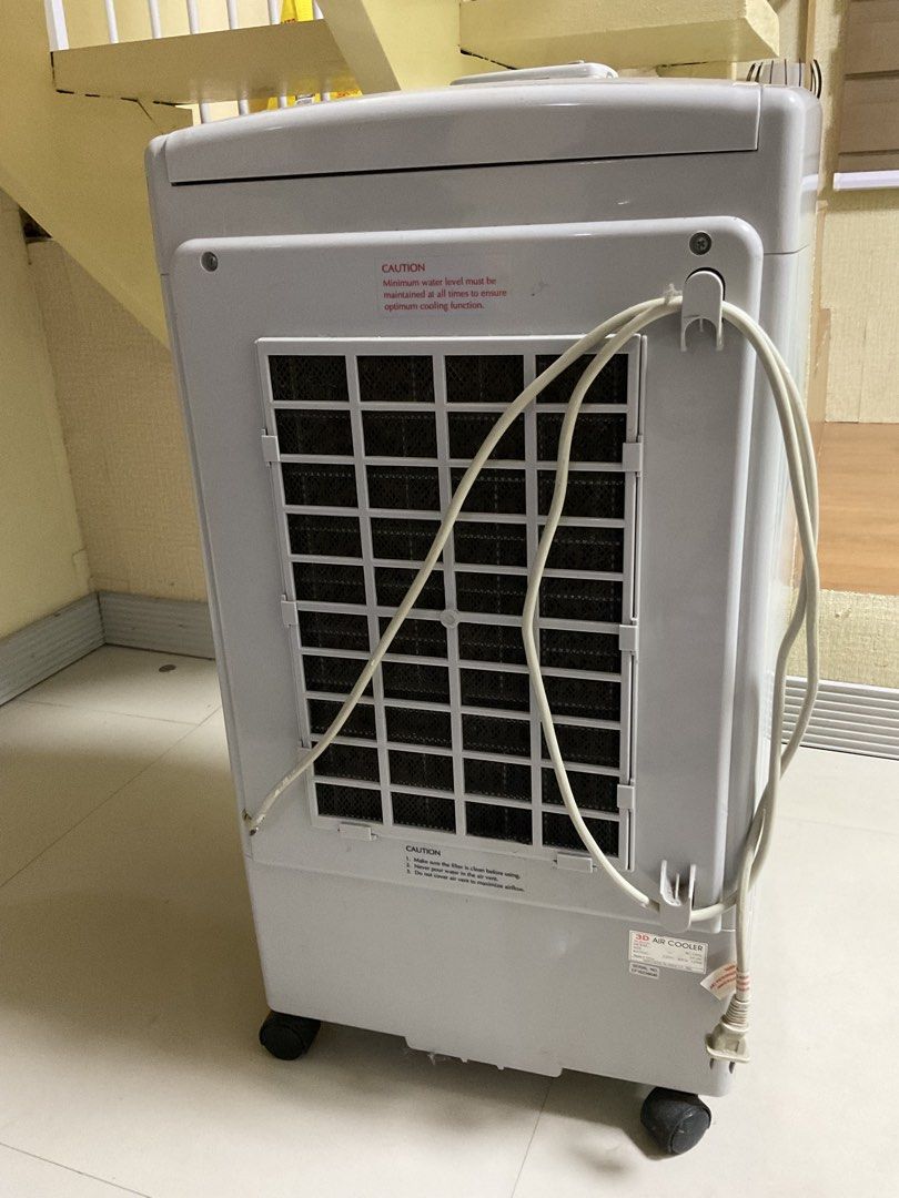 3D Air cooler - eco wind (Category: Air Conditioning and Heating) located in Manila. Submitted by gillianmarii (Listing ID 1463514077, Image 3). Description: in good condition yung wind type na button hindi na gumagana the the rest ok pa. nakatambak nalang. nagpa install na kami ng split type aircon sa living room. .