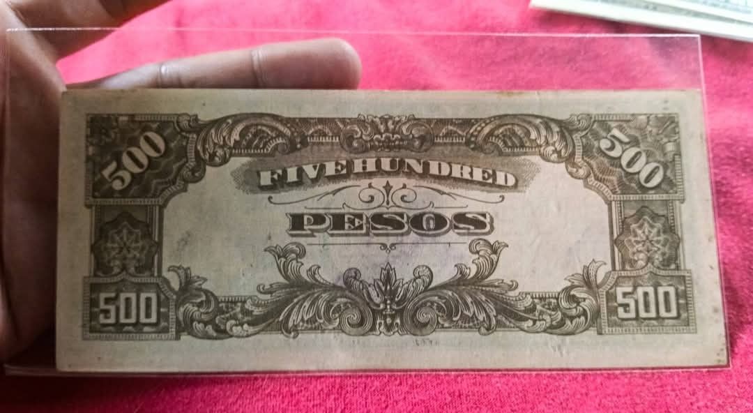 500 pesos Jim notes hard to find (Category: Currency) located in Batangas. Submitted by swiftstone.96924b (Listing ID 1463334498, Image 2). Description: 500 pesos Jim notes hard to find Philippine under japanese government world war 2 1942-1945.