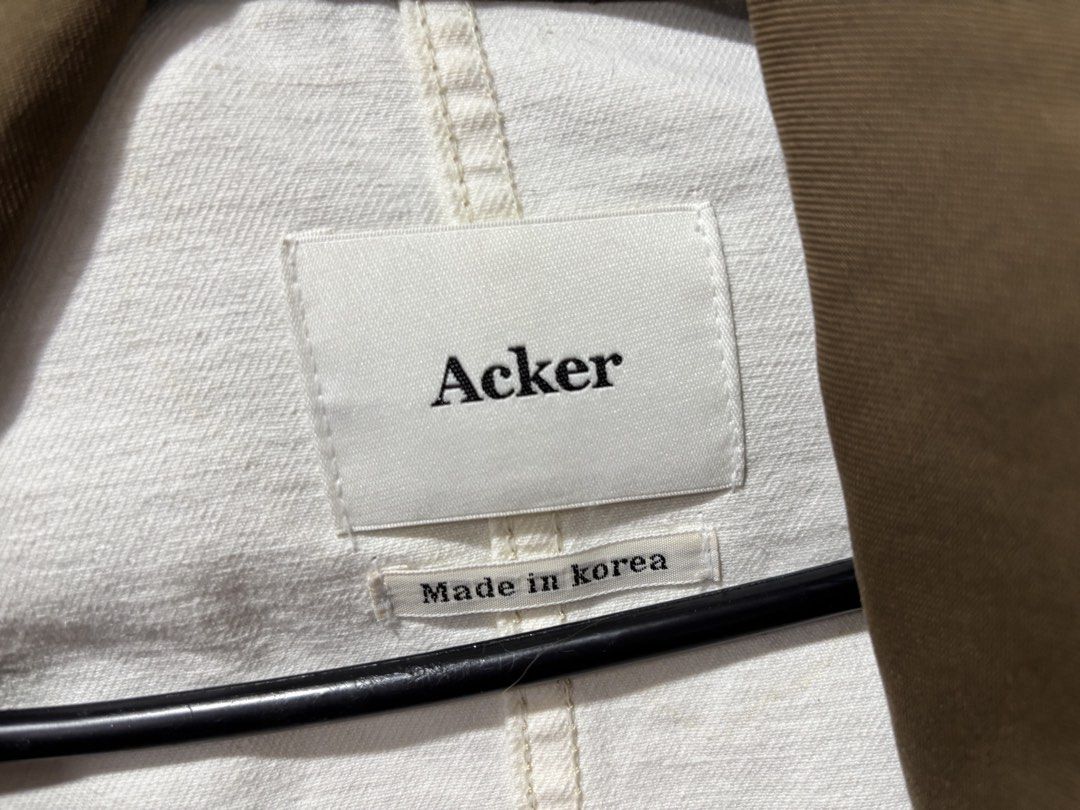 Acker Chore Jacket, CREAM (Category: Coats, Jackets and Outerwear) located in Quezon City. Submitted by clutter_busters (Listing ID 1463446241, Image 3). Description: Acker Chore Jacket, CREAM - Made from Korea - Pit to pit: 22.5 inches - Length: 30 inches - RFS, Decluttering - shipping Lalamove/J&T.