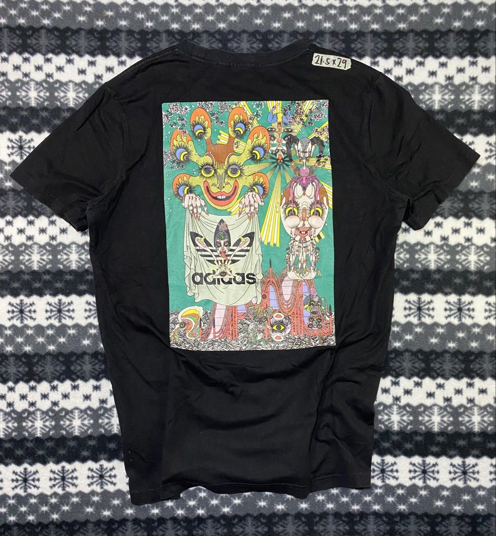 ADDIDAS x Keiichi Tanaami (Category: Tshirts & Polo Shirts ) located in General Santos City (Dadiangas). Submitted by nokkie_thrift (Listing ID 1463477720, Image 2). Description: ADDIDAS x Keiichi Tanaami Good condition Dimes 21.5x29 .