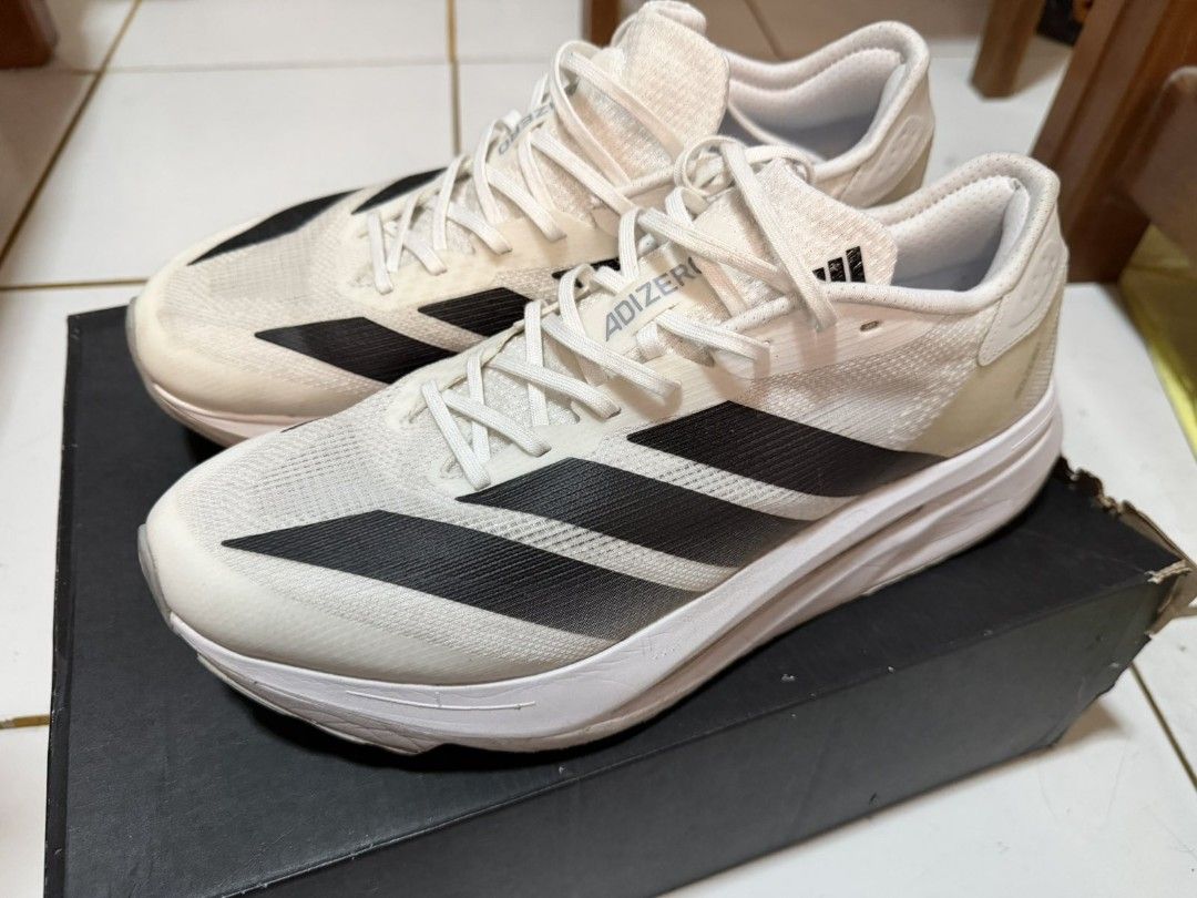 Adidas Adizero SL2 (Category: Sneakers) located in San Fernando. Submitted by japeisthename (Listing ID 1463413039, Image 2). Description: 100% Authentic Size: US 10.5 Mileage: about 30kms (used for 5km runs only) - No other hidden defect/damage. What you see is what you get. - Slightly negotiable - RFS: Decluttering - Buyer will pay for the shipping cost. If you're around Pampanga, we can meet within San Fernando or Angeles..