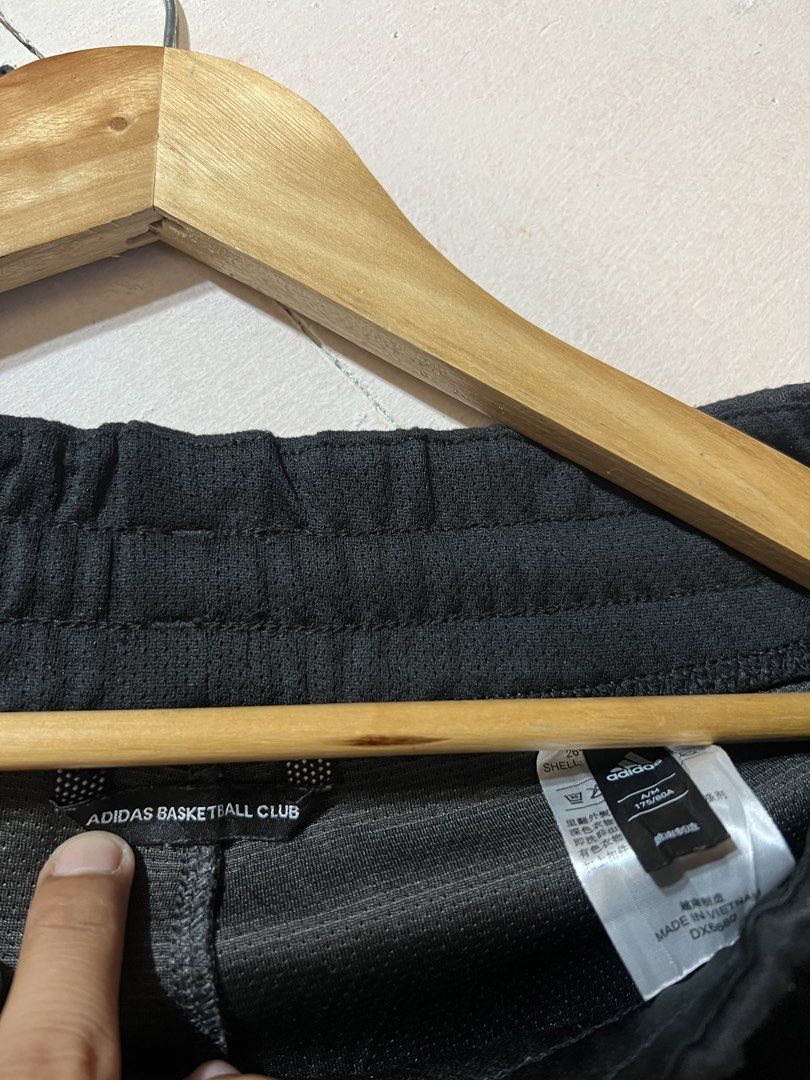 Adidas Black Jogger Pants (Category: Joggers) located in Butuan. Submitted by nikthrift. (Listing ID 1463334262, Image 3). Description: - Classic black Adidas jogger pants - Features the iconic Adidas logo on the side - Adjustable drawstring waist for a personalized, comfortable fit - Two convenient side pockets - Versatile for everyday casual wear or athletic activities.