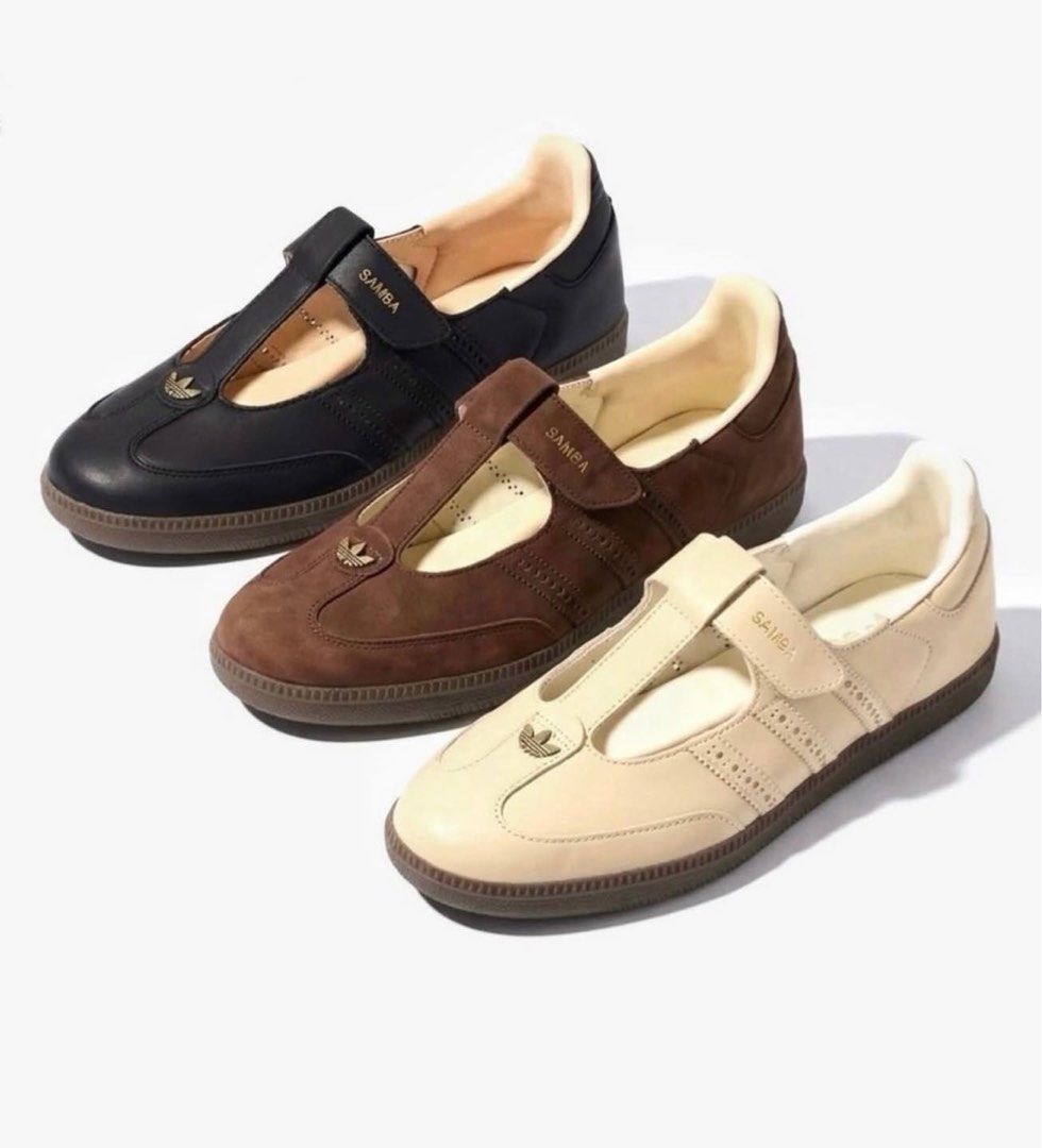 Adidas Samba MaryJane Leather (Category: Flats & Sandals) located in Caloocan City. Submitted by clicknshop2nd (Listing ID 1463460999, Image 1). Description: Adidas Samba MaryJane Leather Sizes: Brown ~ US 5.5/6 W (6999) US 7.5 W (7999) US 8 W (9599) Crystal Sand ~ US 5.5/6/7 W (6599) Black ~ US 6/6.5/7.5/8 W (7599) Guaranteed 💯% Authentic/Original Onhand Ready To Ship Moneyback Guarantee If Proven Fake Ship Via JRS/J&T/Lalamove DM Us For Inquir