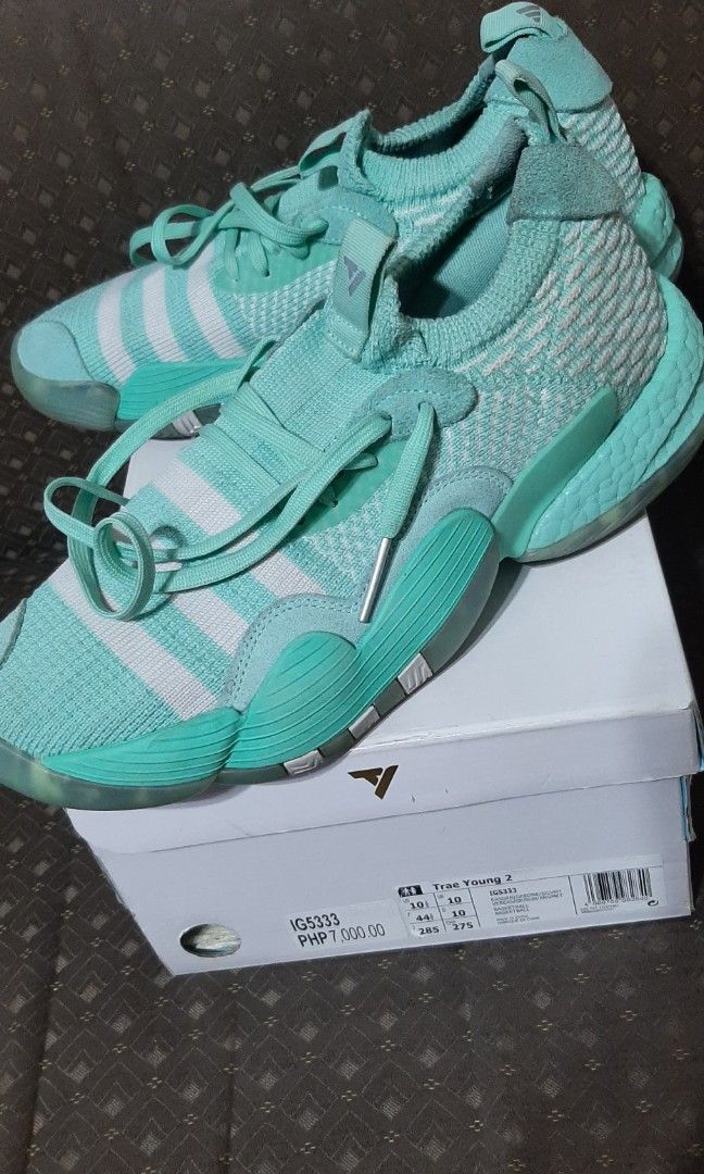 Adidas Trae Young 2 (Category: Sneakers) located in Manila. Submitted by jose.pinoy (Listing ID 1463376058, Image 3). Description: Original Adidas Trae Young 2 US 10.5 Men's No issues Used about 5x only in indoor court Decluttering, have other court shoes Pickup/Meet-up within Marikina Area.