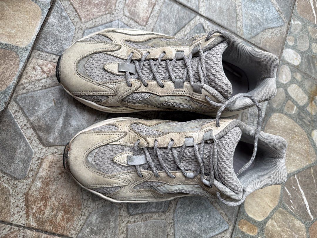 Adidas Yeezy Boost 700 MNVN Sneakers (Category: Sneakers) located in Caloocan City. Submitted by mochibolala13 (Listing ID 1463380548, Image 1). Description: - Adidas Yeezy Boost 700 MNVN - Colorway: Light Grey / Off-White - Size: US 10.5 / UK 10 / EU 44.5 - Condition: Used, with signs of wear - Note: NEED CLEANING - Plenty of life left in these classic kicks! Get dirty at the storage.