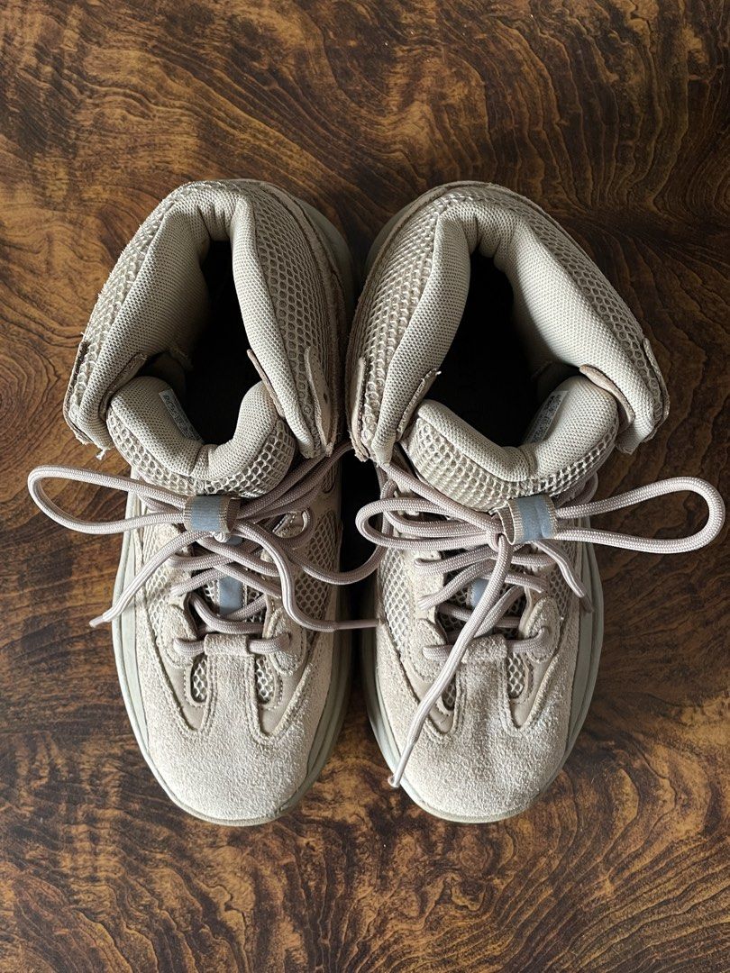 ADIDAS YEEZY DESERT ROCK BOOTS (Category: Sneakers & Footwear) located in San Fernando. Submitted by larchivefeminine (Listing ID 1463491981, Image 1). Description: ADIDAS YEEZY DESERT ROCK BOOTS B.NEW CONDITION -KENYE WEST Used once Suede Overlays / Heavy-Duty Mesh Paneling US Size: 9 ½ .