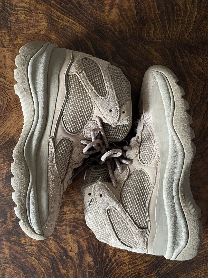 ADIDAS YEEZY DESERT ROCK BOOTS (Category: Sneakers & Footwear) located in San Fernando. Submitted by larchivefeminine (Listing ID 1463491981, Image 3). Description: ADIDAS YEEZY DESERT ROCK BOOTS B.NEW CONDITION -KENYE WEST Used once Suede Overlays / Heavy-Duty Mesh Paneling US Size: 9 ½ .