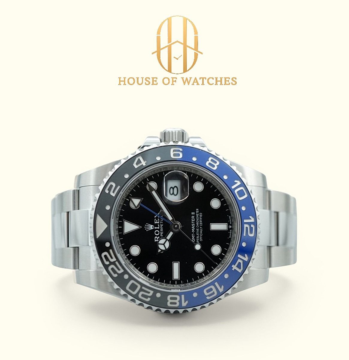 Almost New 2024 Rolex GMT Master II Batman Oyster 126710BLNR 126710 Batman (Category: Watches) located in Singapore. Submitted by houseofwatches.sg (Listing ID 1463404407, Image 1). Description: Stay connected with House of Watches! Almost New 2024 Rolex GMT Master II Batman Oyster 126710BLNR Our Price: $21,150 SKU: HS24527 Brand: Rolex Reference: 126710BLNR Condition: Almost New Dated: May 2024 Dial: Black Material: Stainless Steel Case Diameter