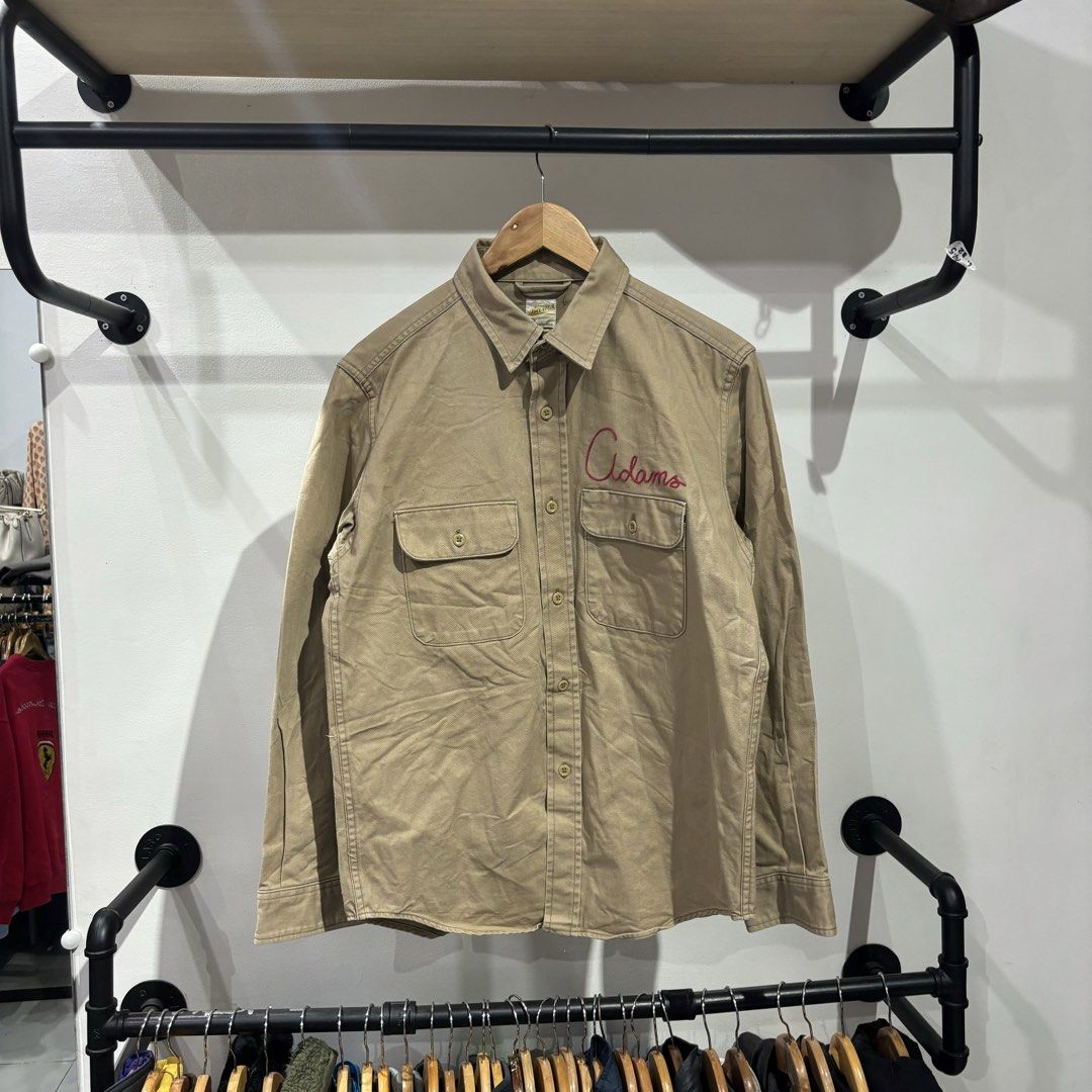 Amekaji Barns Work Shirt Chain Stitch (Category: Coats, Jackets and Outerwear) located in Bambang. Submitted by heats777 (Listing ID 1463478535, Image 2). Description: Excellent condition No issue Size: 1 on tag.