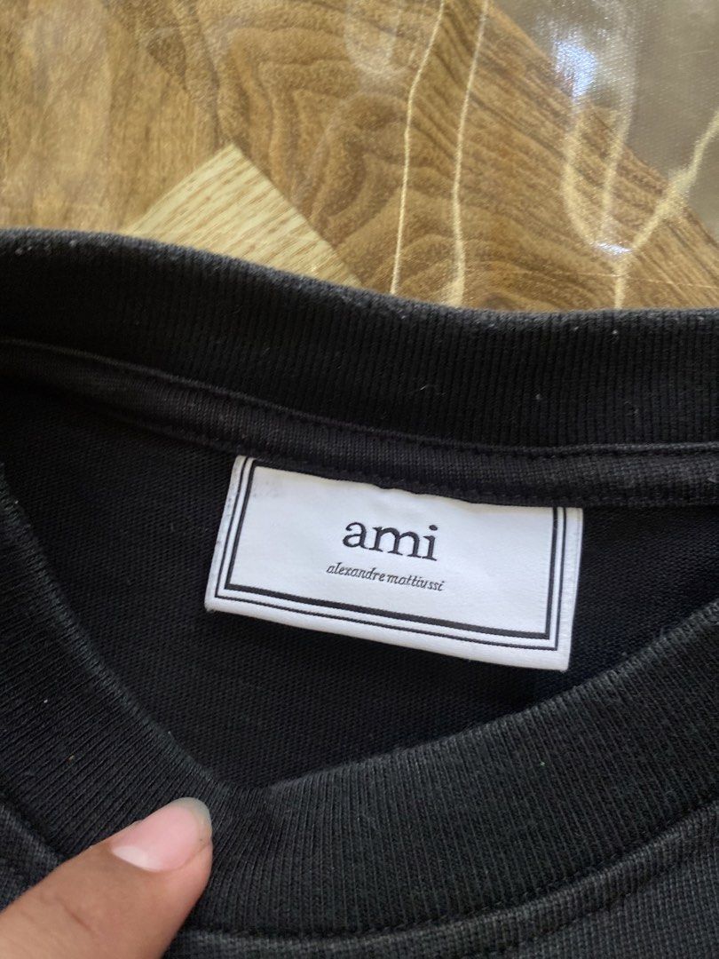 AMI Black Shirt (Category: Shirts) located in Davao. Submitted by workmensph (Listing ID 1463534653, Image 3). Description: Size Large 18” x 25” Excellent Condition.