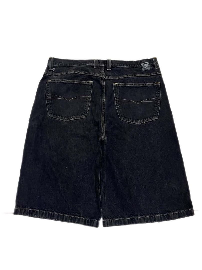 Anchor Blue Jorts (Category: Shorts) located in Santiago. Submitted by bakithrift (Listing ID 1463459888, Image 1). Description: - Classic dark wash denim shorts from Silver Tab. - Baggy fit for a relaxed, casual look. - Features two back pockets with signature stitching. - Clean cuffed hem finish. - Perfect for everyday wear..