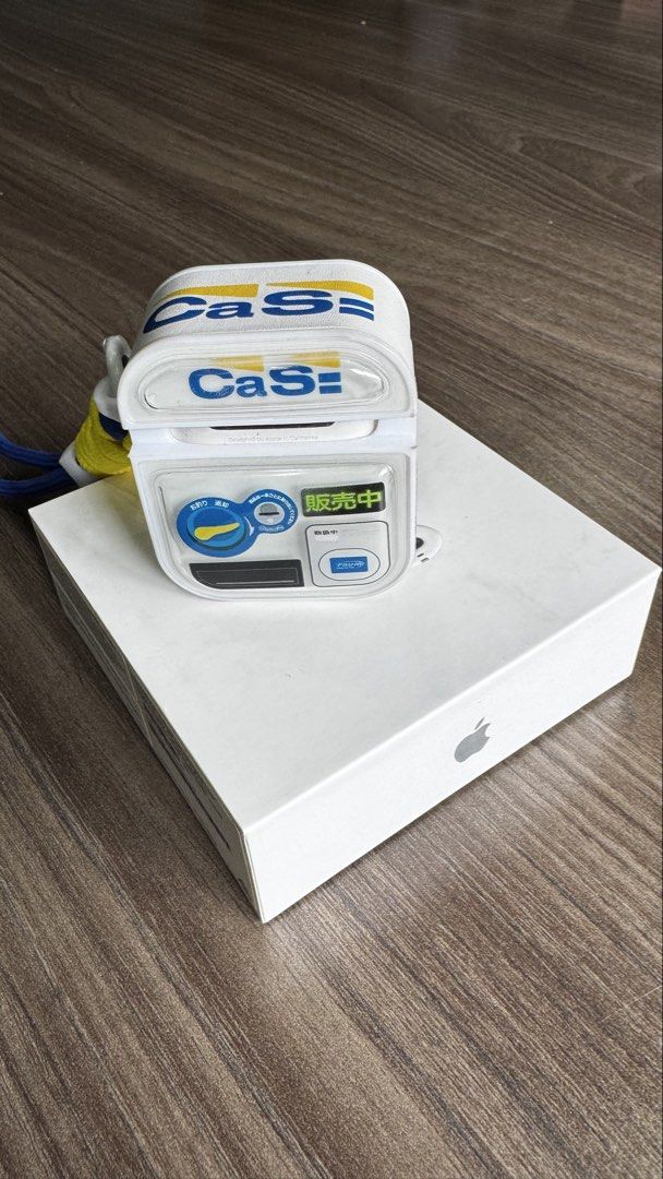 Apple AirPods 2 with cas:pace case (Category: Earphones) located in Makati City. Submitted by erikdel (Listing ID 1463384220, Image 1). Description: Airpods 2 with cas:pace case. Japanese vending machine theme. This includes the case, airpods 2 charging case, OEM airpods box and left & right airpods 2. Please note that the right-side airpod’s battery needs to be replaced (most likely the left too in the near future). Price: ₱1,188 No part out, no