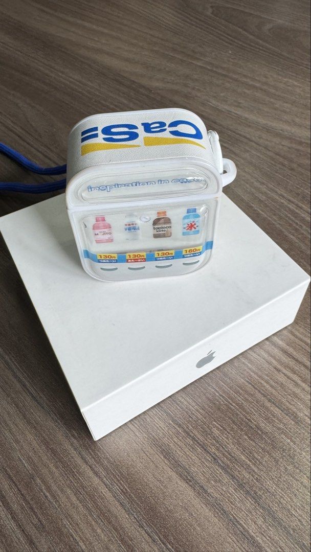 Apple AirPods 2 with cas:pace case (Category: Earphones) located in Makati City. Submitted by erikdel (Listing ID 1463384220, Image 2). Description: Airpods 2 with cas:pace case. Japanese vending machine theme. This includes the case, airpods 2 charging case, OEM airpods box and left & right airpods 2. Please note that the right-side airpod’s battery needs to be replaced (most likely the left too in the near future). Price: ₱1,188 No part out, no