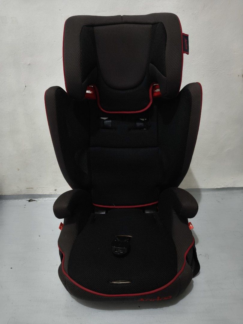 Aprica Car Seat Booster (Category: Car Seats) located in Quezon City. Submitted by papadom_mcdelz (Listing ID 1463477949, Image 1). Description: - Aprica booster car seat - Color: Dark grey with red trim - Ideal for car travel - Clean and well-maintained - Selling as is - Brand New Price: Naglalaro sa ₱12,000 – ₱16,000+ sa mall / baby stores..