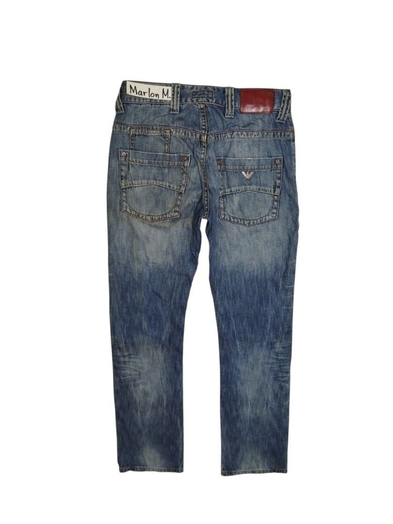 Armani Jeans Leather Patch Size 29 Actual (Category: Jeans) located in Manila. Submitted by marlonmuncada_picker05 (Listing ID 1463455321, Image 2). Description: SALE ‼️ARMANI JEANS BUTTONFLY STONE WASH SIZE 29 VIA TAPE ACTUAL ✅550 + SF ✅SIZE 28 ON TAG ✅ACTUAL WAISTLINE 14.5 " FITS SIZE 29 ✅LENGTH 41 " ✅HEM 7.5 ✅PIC MAY VARY DUE TO CAMERA LIGHTS ✅9 /10 COLOR RATE ✅9 /10 CONDITION ❌NO COD / COP VIA LBC ❌ ✅MOD : J&T / LALAMOVE ✅MOP: GCASH ✅LOC : NO