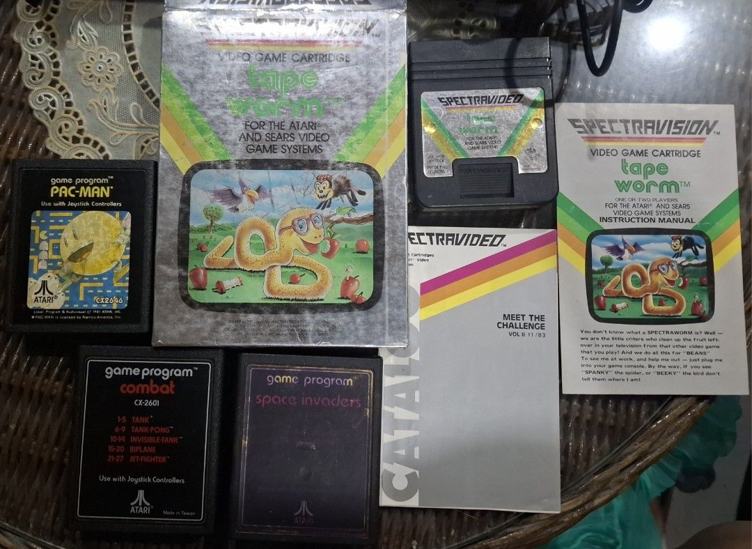 Atari 2600 vader (Category: Others) located in Antipolo. Submitted by lakay_toys (Listing ID 1463510308, Image 2). Description: For sale 1982 Original Atari 2600 Darth Vader edition Av modded ( can play on crt and modern tv ) Package includes 2 original atari controllers 1 bnew av cord 1 power adaptor 220V 1 original tape worm atari game CIB Pacman Space invader Combat games 27 in 1 mode Price 7999 WARRANTY: 3 Days testing warranty (will be void 