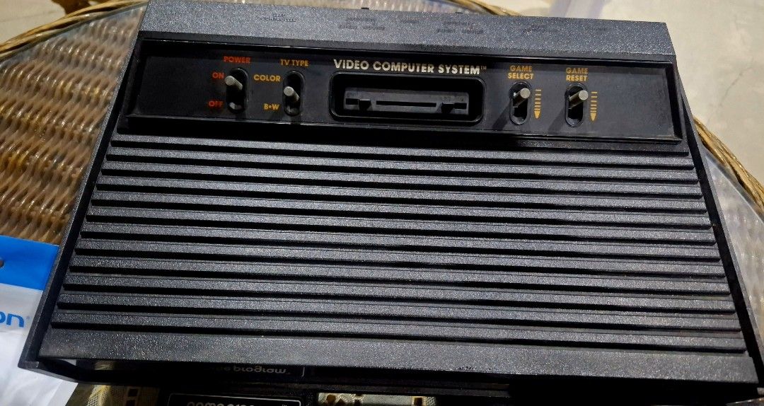 Atari 2600 vader (Category: Others) located in Antipolo. Submitted by lakay_toys (Listing ID 1463510308, Image 3). Description: For sale 1982 Original Atari 2600 Darth Vader edition Av modded ( can play on crt and modern tv ) Package includes 2 original atari controllers 1 bnew av cord 1 power adaptor 220V 1 original tape worm atari game CIB Pacman Space invader Combat games 27 in 1 mode Price 7999 WARRANTY: 3 Days testing warranty (will be void 