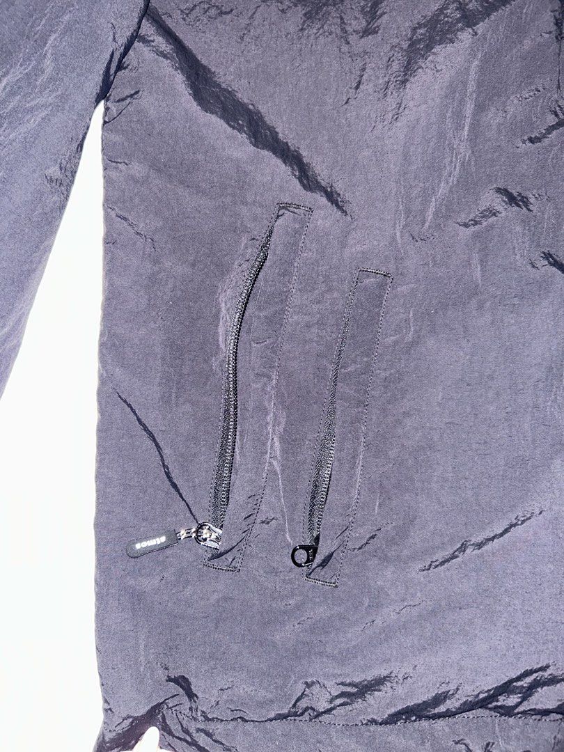 Atmosphere Black Reversible Jacket (Category: Coats, Jackets and Outerwear) located in Manila. Submitted by hyacinth1414 (Listing ID 1463467385, Image 3). Description: - Black jacket from Atmosphere - Reversible design with a light green lining - Features a zip-up front closure - Includes convenient pockets - Elasticated cuffs and hem for a snug fit - Ideal for layering or as a light outerwear option.