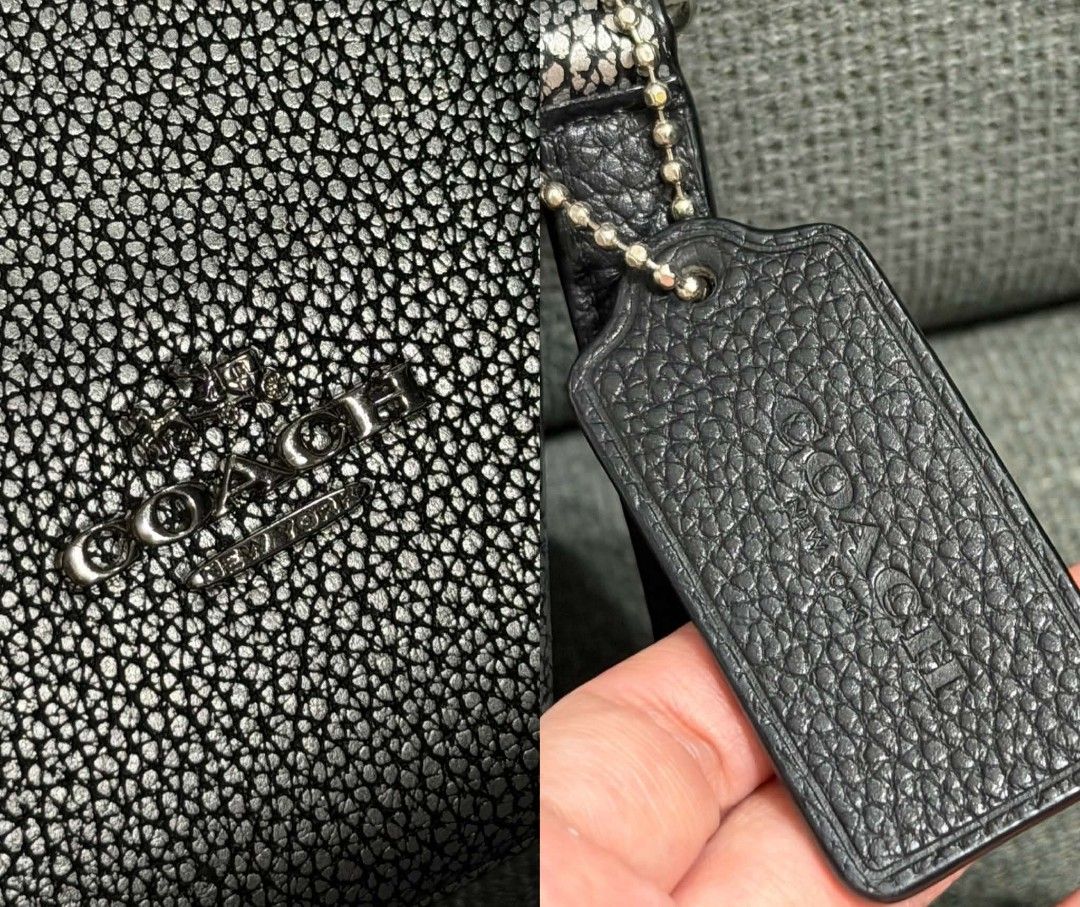 Authentic Coach Crossbody Bav (Category: Cross-body Bags) located in Quezon City. Submitted by luxxechic (Listing ID 1463493380, Image 3). Description: ykk zip with creed with code with hang tag pure leather no issue actual photo posted mop: gcash.