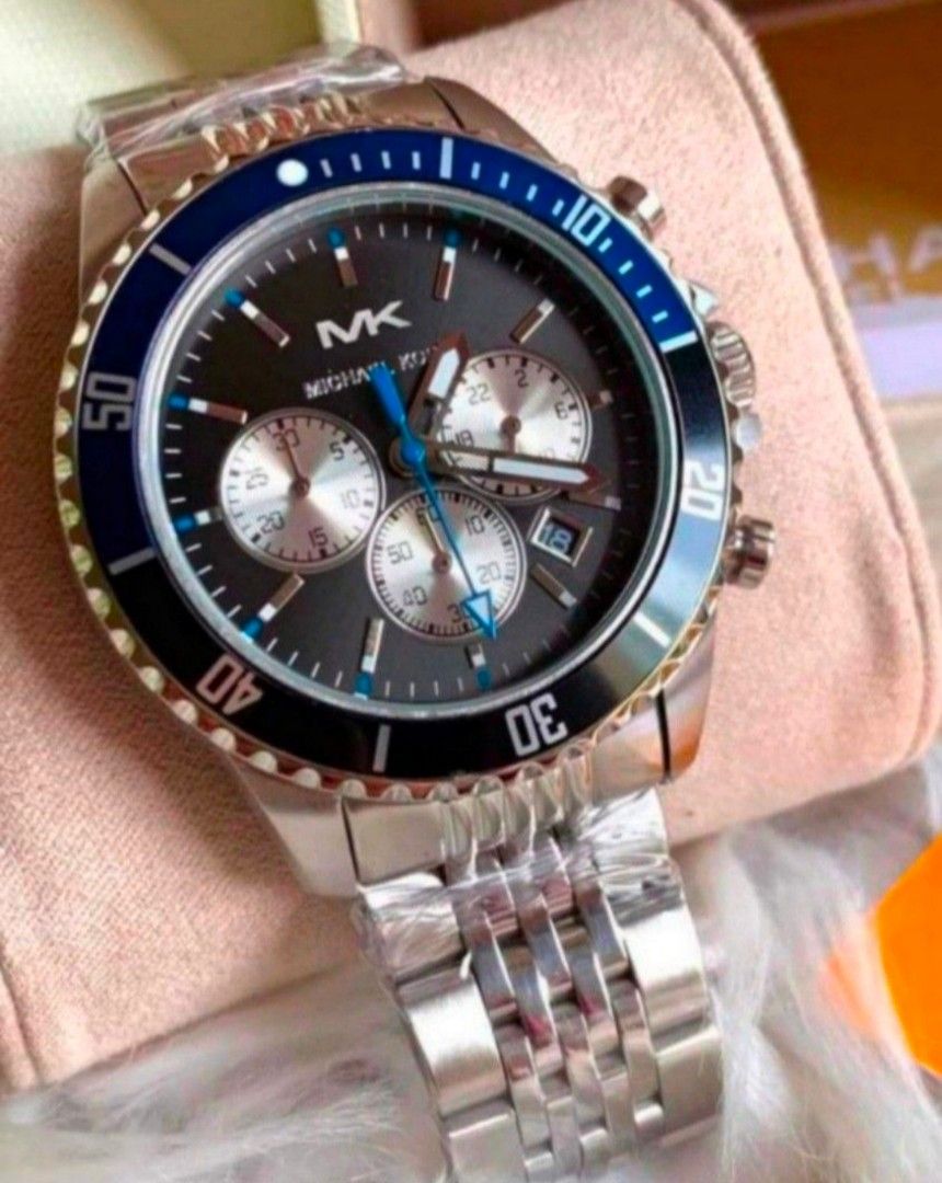 💯Authentic MK Watch for Men 🇺🇸🇺🇸 (Category: Men's Watches) located in Manila. Submitted by Authentic4Less_OLShop (Listing ID 1463419210, Image 2). Description: 🇺🇸Authentic from US🇺🇸 ✅complete inclusions ✅pawnable watch ✅with warranty ✅open for legit check to any watch centers Money back if proven fake ☺️ RESELLERS ARE WELCOME!!!🥰 DISCLAIMER: Authentic4Less OLShop is not affiliated with any of the brands posted in this account. Copyright