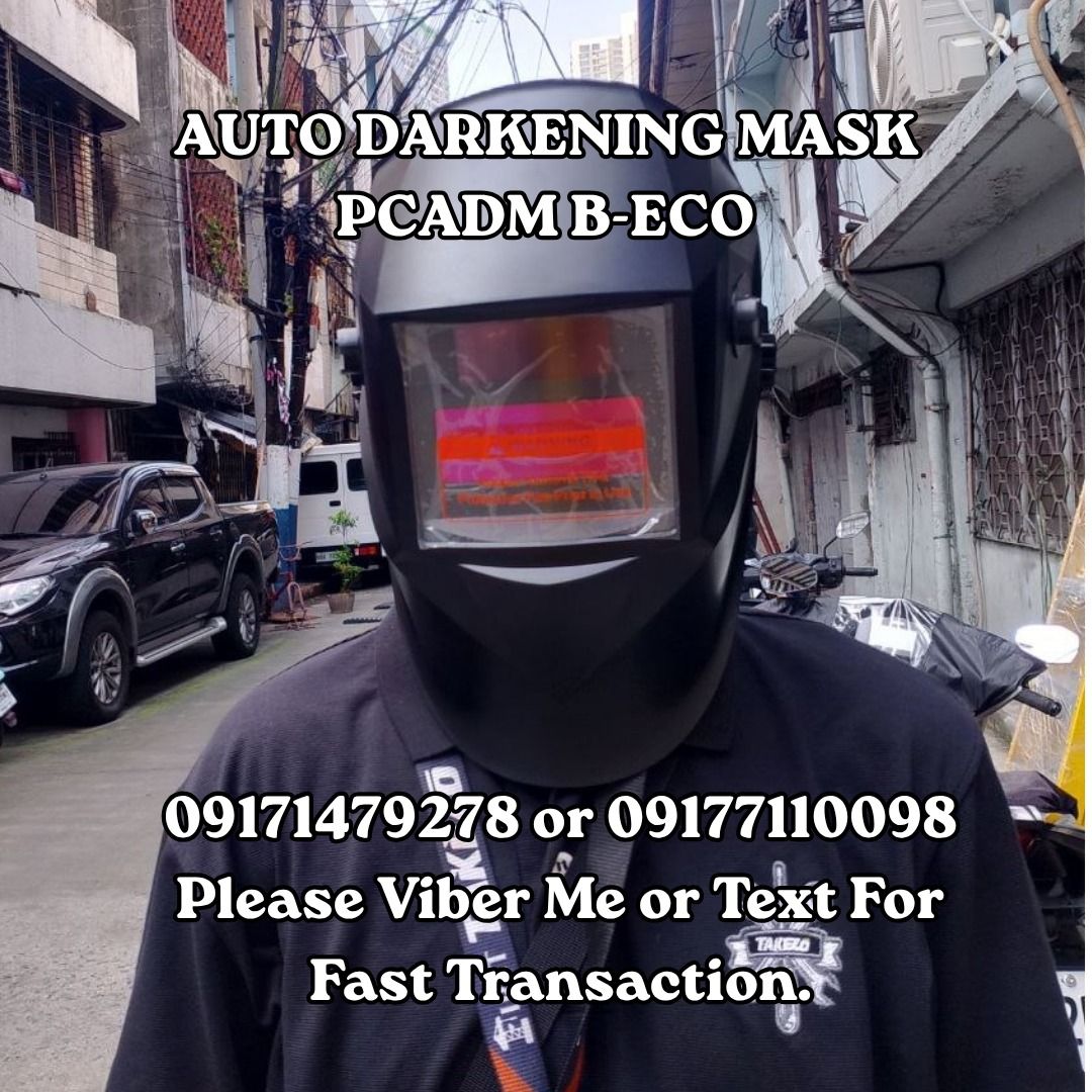 AUTO DARKENING MASK PCADM B-ECO (Category: Construction Tools & Equipment) located in Manila. Submitted by 09171479278_elsie. (Listing ID 1463384633, Image 1). Description: AUTO DARKENING MASK PCADM B-ECO .