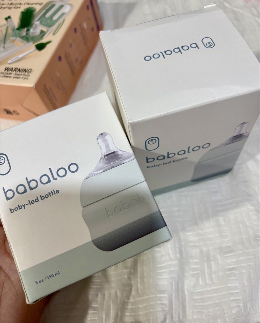 Babaloo Baby Bottle - Light Blue (Category: Breastfeeding & Bottle Feeding) located in Las Pinas. Submitted by _lacosmogirll_ (Listing ID 1460928818, Image 2). Description: - Babaloo baby bottle in light blue - 5oz ₱1650 on hand✅ - 8oz ₱1750 on hand✅ .