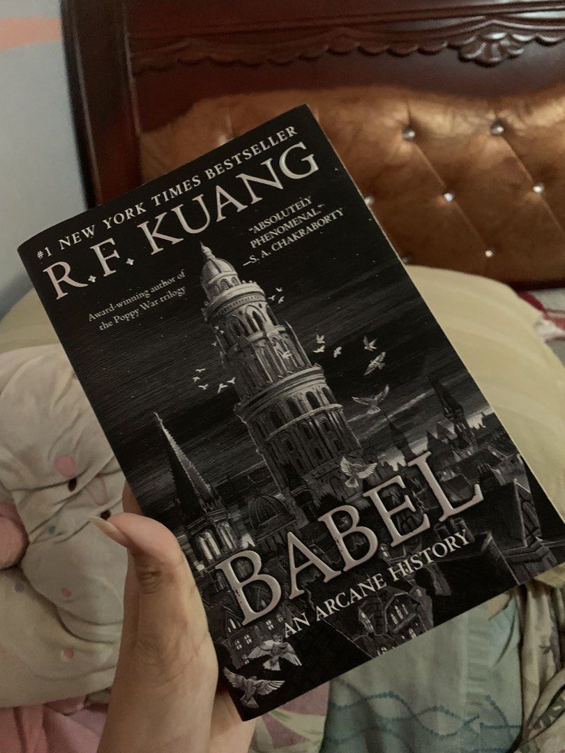 BABEL BY R.F KUANG (Category: Storybooks) located in Manila. Submitted by ales__.211 (Listing ID 1463410925, Image 1). Description: BABEL (PHP 530) (HAVEN’T READ YET) Orig from fully booked RS: decluttering delivery: lalamove or jnt delivery payment: gcash only 📩 message for inquiries 📍 around metro manila .