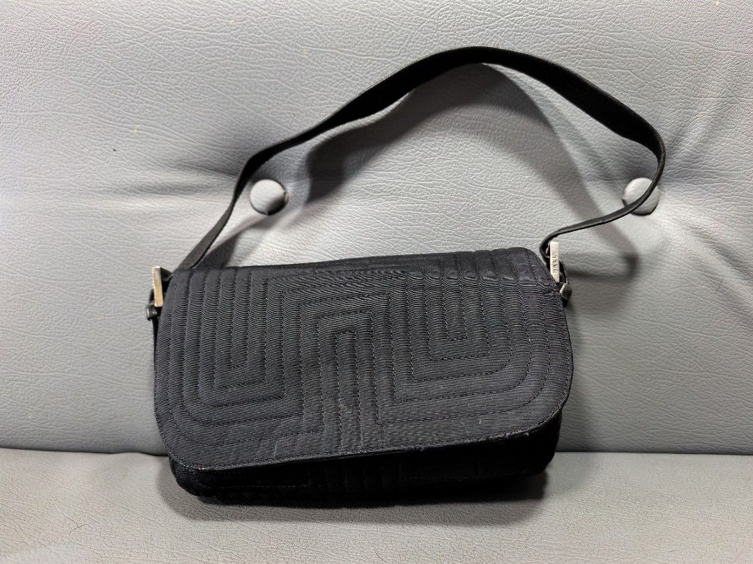 Bally Black Quilted Shoulder Bag (Category: Luxury Bags & Wallets) located in Cagayan de Oro. Submitted by pootx (Listing ID 1463484835, Image 1). Description: -please check the last photo for flaws - Authentic black Bally shoulder bag - Made in Italy - Elegant quilted pattern on the front flap - Interior zip pocket for secure storage - Adjustable strap for comfortable wear - Approximately 9 inches wide.
