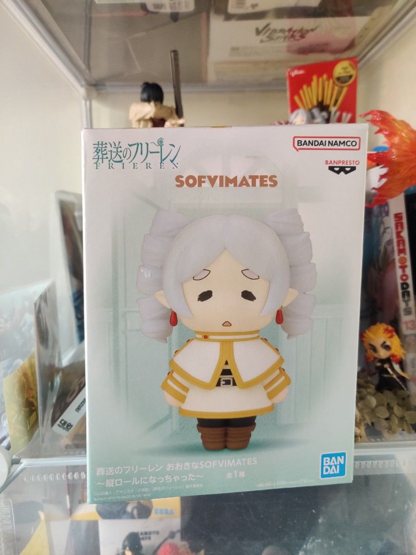 Banpresto Frieren: Beyond Journey's End SOFVIMATES Figure (Category: Figurines & Statues) located in Macabebe. Submitted by nelleeyyy.1 (Listing ID 1463330147, Image 1). Description: - Banpresto SOFVIMATES Frieren: Beyond Journey's End Figure - 'Vertical Roll' Version - Made in Vietnam - Ideal for Frieren fans - MIB.