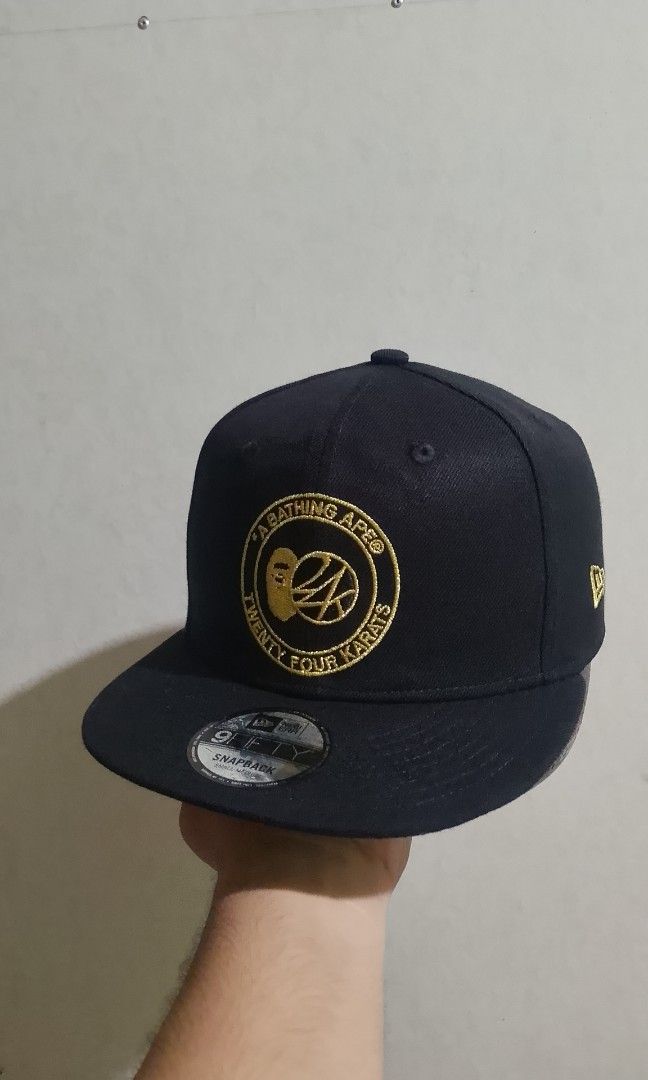 BAPE ❌24KARATS❌NEW ERA (Category: Caps & Hats) located in Iloilo. Submitted by skerittt (Listing ID 1463532934, Image 2). Description: BAPE❌ 24KARATS ❌ NEW ERA AUTHENTIC NO ISSUE.