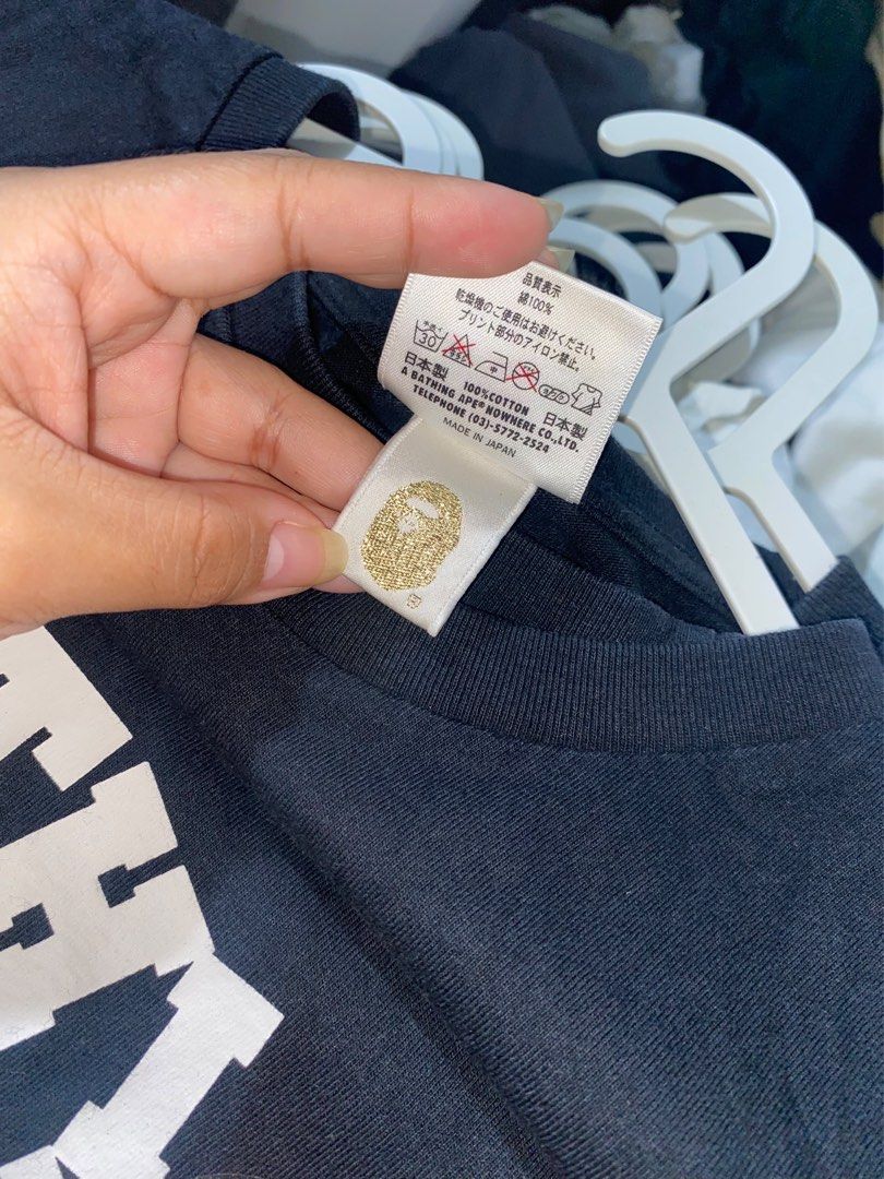 Bape College Tee (Category: Activewear) located in San Pablo. Submitted by jvfnds (Listing ID 1463476837, Image 3). Description: .