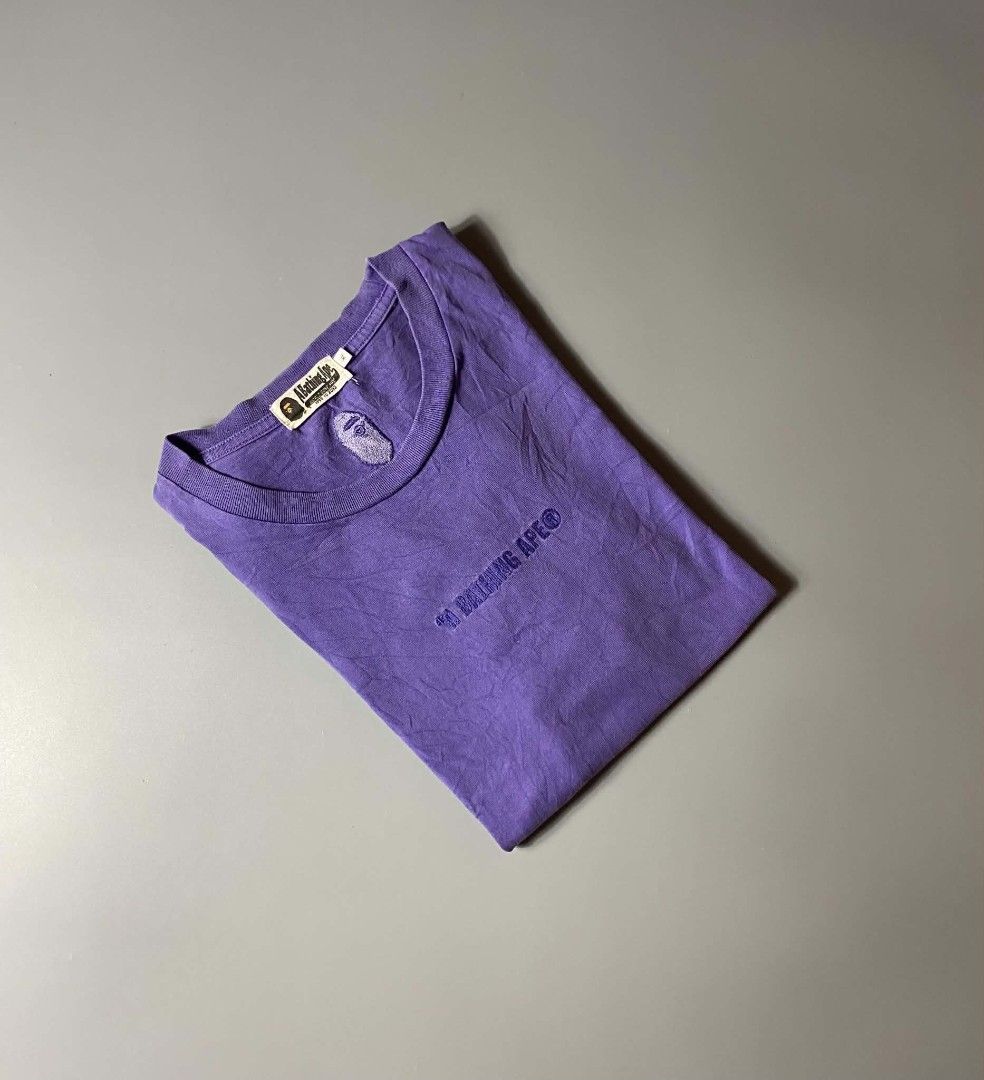 Bape dye shirt embroidered design (Category: Tshirts & Polo Shirts ) located in Bacolod City. Submitted by jollyst4ffs. (Listing ID 1463451306, Image 3). Description: Dimension: 23 x 30 Excellent No issue Size xl 💰 790 -Dm📥.