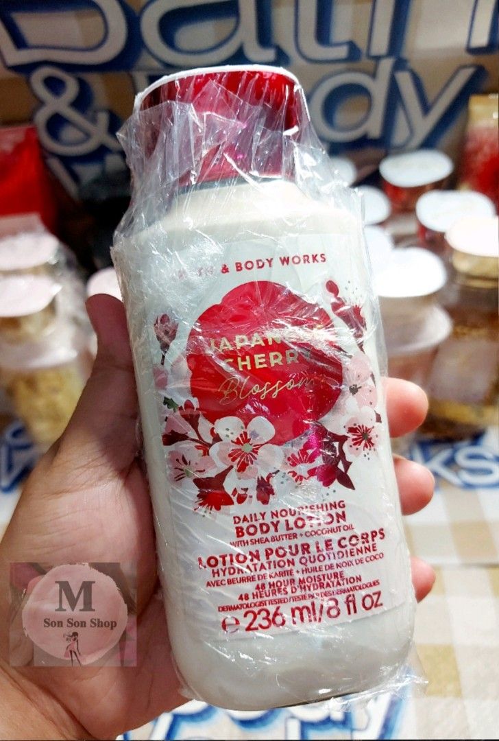 BBW 👉JAPANESE CHERRY BLOSSOM LOTION👈 (Category: Body Care) located in Manila. Submitted by msonsonshop (Listing ID 1463360779, Image 1). Description: Little black dress", it features a distinct blend of Japanese cherry blossom, Asian pear, fresh mimosa petals, white jasmine, and blushing sandalwood. 👉Dont Forget to share your experience by leaving a review and follow my shop thank you🙏🥰.