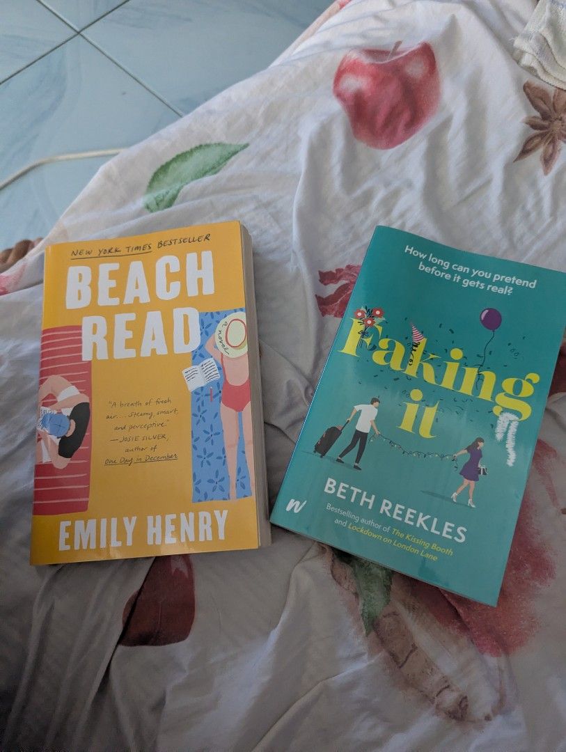 Beach Read & Faking It (Category: Storybooks) located in Manila. Submitted by sainicole61726 (Listing ID 1463451486, Image 1). Description: Selling as a set only Rfs: Done reading Issue: Yung beach read po nabasa kaya may yellow stains. Other than that, okay pa po. Both books may plastic cover Payment first Lalamove only (preferably within Imus lang po) Location: Imus, Cavite.