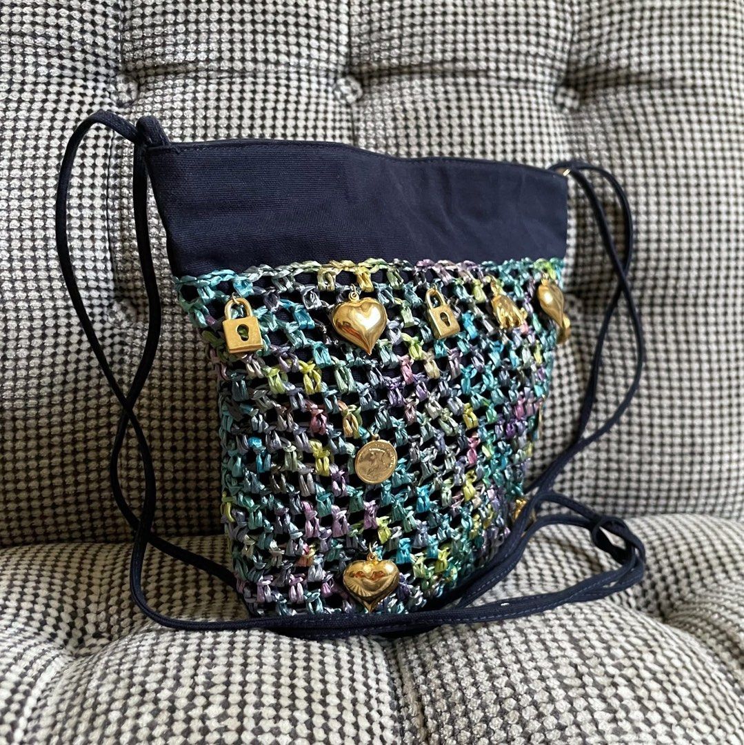 Beautiful Capaf Crossbody (Category: Cross-body Bags) located in Bulacan. Submitted by thriftbagcollections (Listing ID 1463403191, Image 3). Description: Beautiful Capaf Crossbody with bling bling,Excellent condition!Approx:H-8.5”W-9.5”sling 21”.