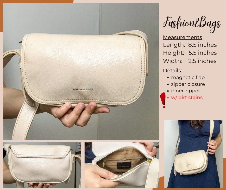 Beige Small bag - (Code: B201) (Category: Clutches) located in Mandaluyong City. Submitted by thriftandiapreloved (Listing ID 1463432485, Image 1). Description: Items are used/preloved/ukay2x, in good or slightly used condition. Please check remarks in RED font color for the flaws observed. If none indicated, none observed po. Measurements are also indicated in the photo. Thank you! .