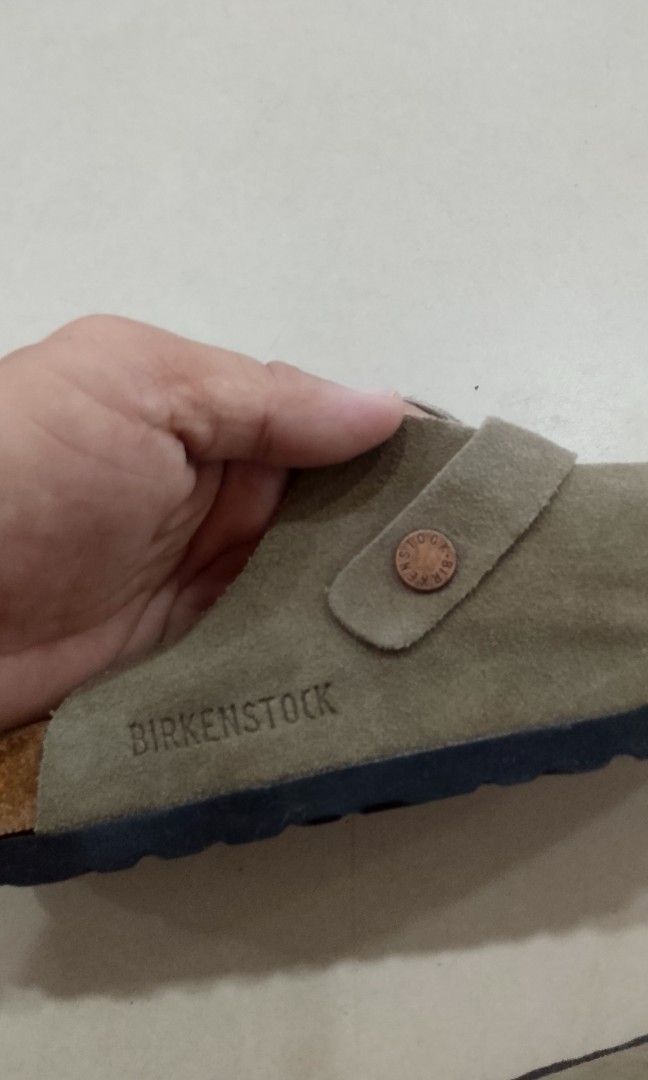 BIRKENSTOCK CLOGS SUEDE BOSTON (Category: Slippers & Slides) located in Iloilo. Submitted by skerittt (Listing ID 1463413087, Image 3). Description: BIRKENSTOCK CLOGS SUEDE BOSTON SiZE 45 NO FLAWS.