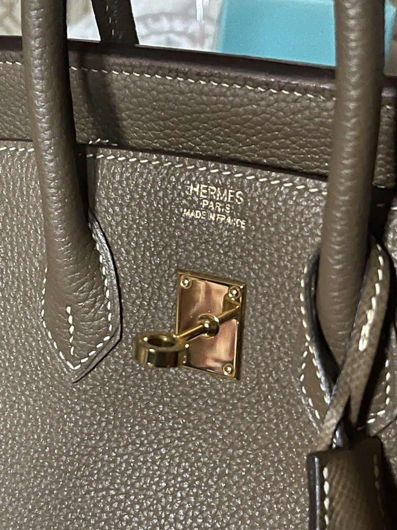 Birkin 25 Togo Etoupe (Category: Luxury Bags & Wallets) located in Manila. Submitted by missme1207 (Listing ID 1463495278, Image 1). Description: .
