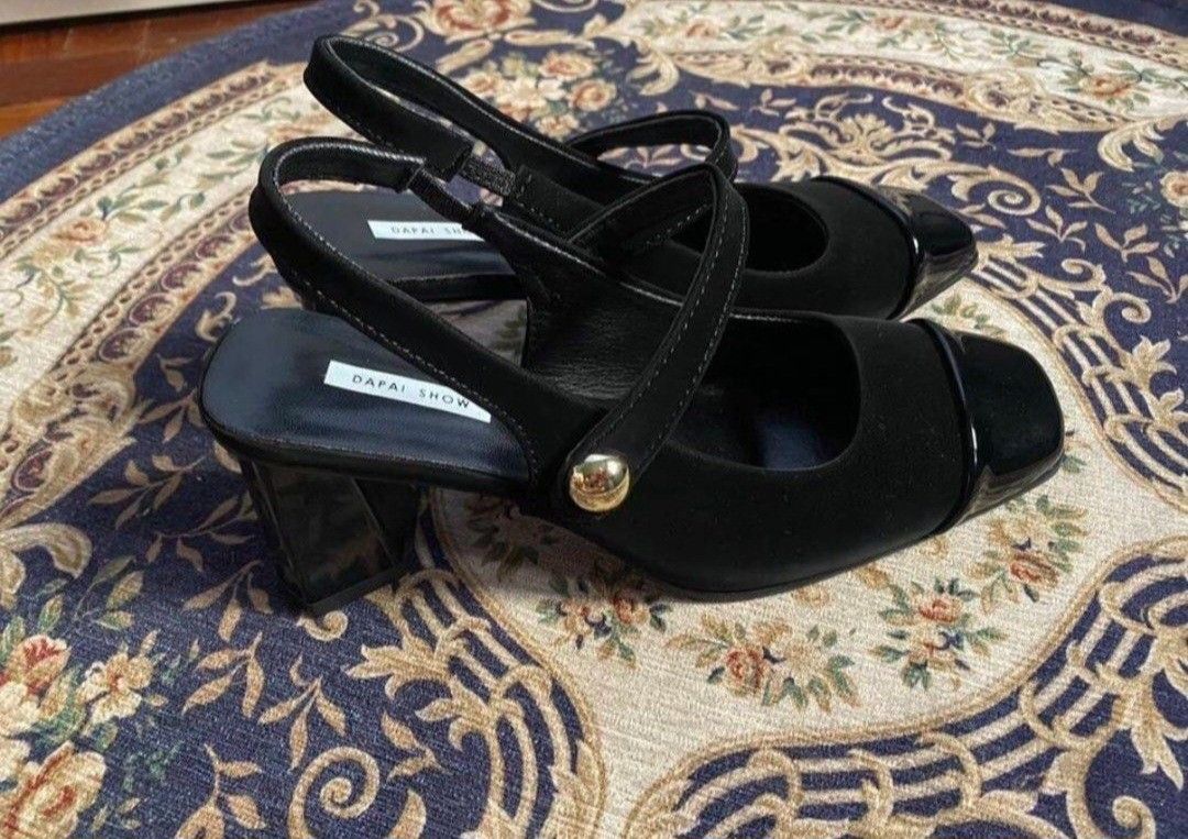 Black Classy French Heels (Category: Heels) located in Trece Martires City. Submitted by closette.ph (Listing ID 1463402413, Image 2). Description: 💌 click photos to view full item - size 37 - brand new.