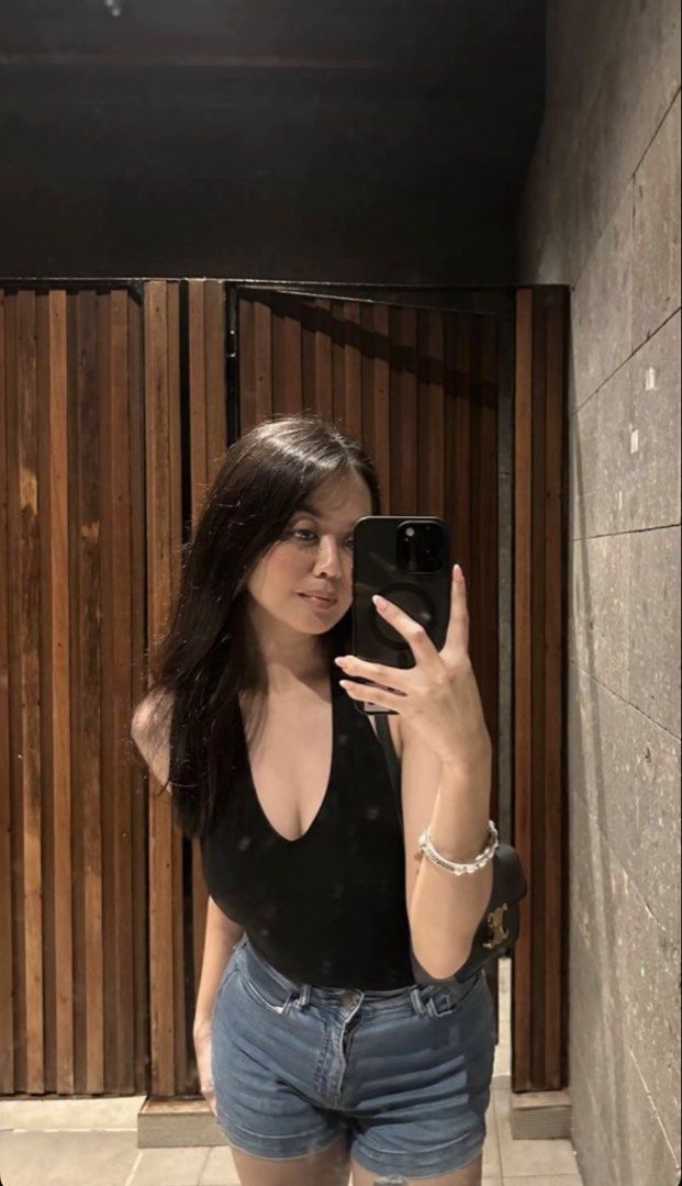 Black Halter Neck Bodysuit (Category: Others Tops) located in Bulacan. Submitted by aubreyangelieee (Listing ID 1463441162, Image 3). Description: - Chic black halter neck bodysuit - Made with soft, comfortable fabric - Flattering and fits beautifully - Perfect for layering or wearing solo - Highly versatile styling options.