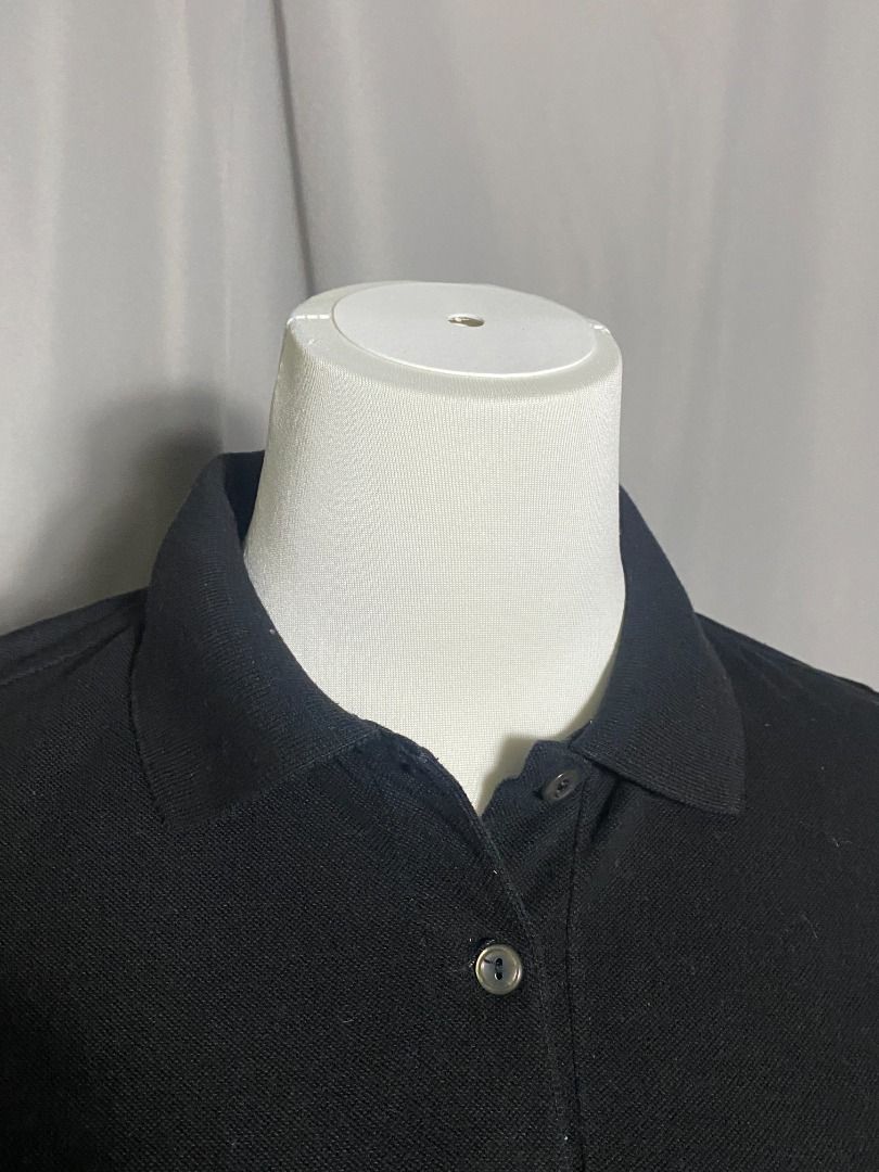 Black Lacoste women's top (Category: Shirts) located in Las Pinas. Submitted by ipickyou (Listing ID 1463476283, Image 3). Description: Unwashed 𝗠𝗲𝗮𝘀𝘂𝗿𝗲𝗺𝗲𝗻𝘁𝘀 𝘄𝗵𝗲𝗻 𝗹𝗮𝗶𝗱 𝗳𝗹𝗮𝘁: -Size 36 -Shoulder to shoulder: 13” -Armpit to armpit: 16” -Length: 19” .
