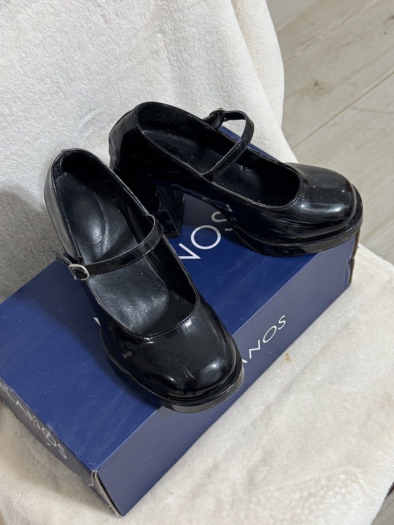 Black Mary Jane Heels (Category: Heels) located in Bagac. Submitted by danicruz_ (Listing ID 1463502114, Image 2). Description: - Black Mary Jane Heels perfect for Cosplays and othet occasions. - well loved. Has minor scratches. - Size 36.